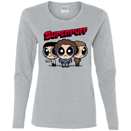 T-Shirts Sport Grey / S Superpuff Women's Long Sleeve T-Shirt