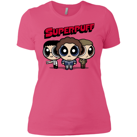 T-Shirts Hot Pink / X-Small Superpuff Women's Premium T-Shirt