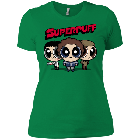 T-Shirts Kelly Green / X-Small Superpuff Women's Premium T-Shirt