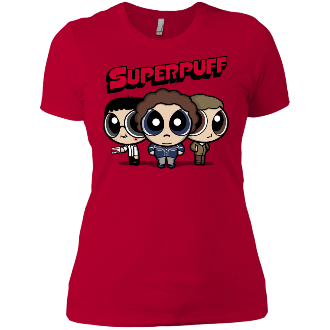T-Shirts Red / X-Small Superpuff Women's Premium T-Shirt