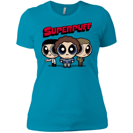 T-Shirts Turquoise / X-Small Superpuff Women's Premium T-Shirt