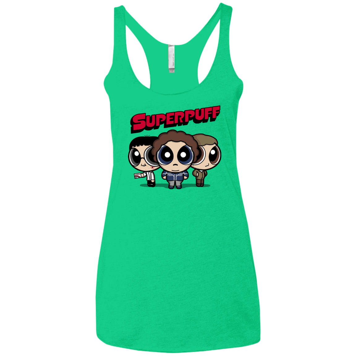 Superpuff Women's Triblend Racerback Tank