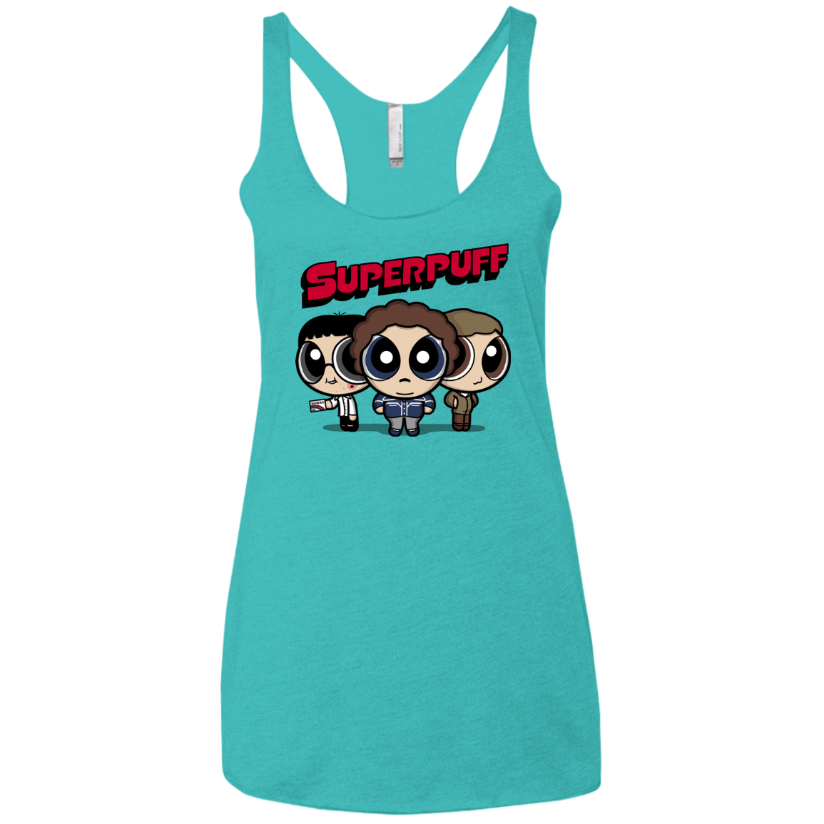 Superpuff Women's Triblend Racerback Tank