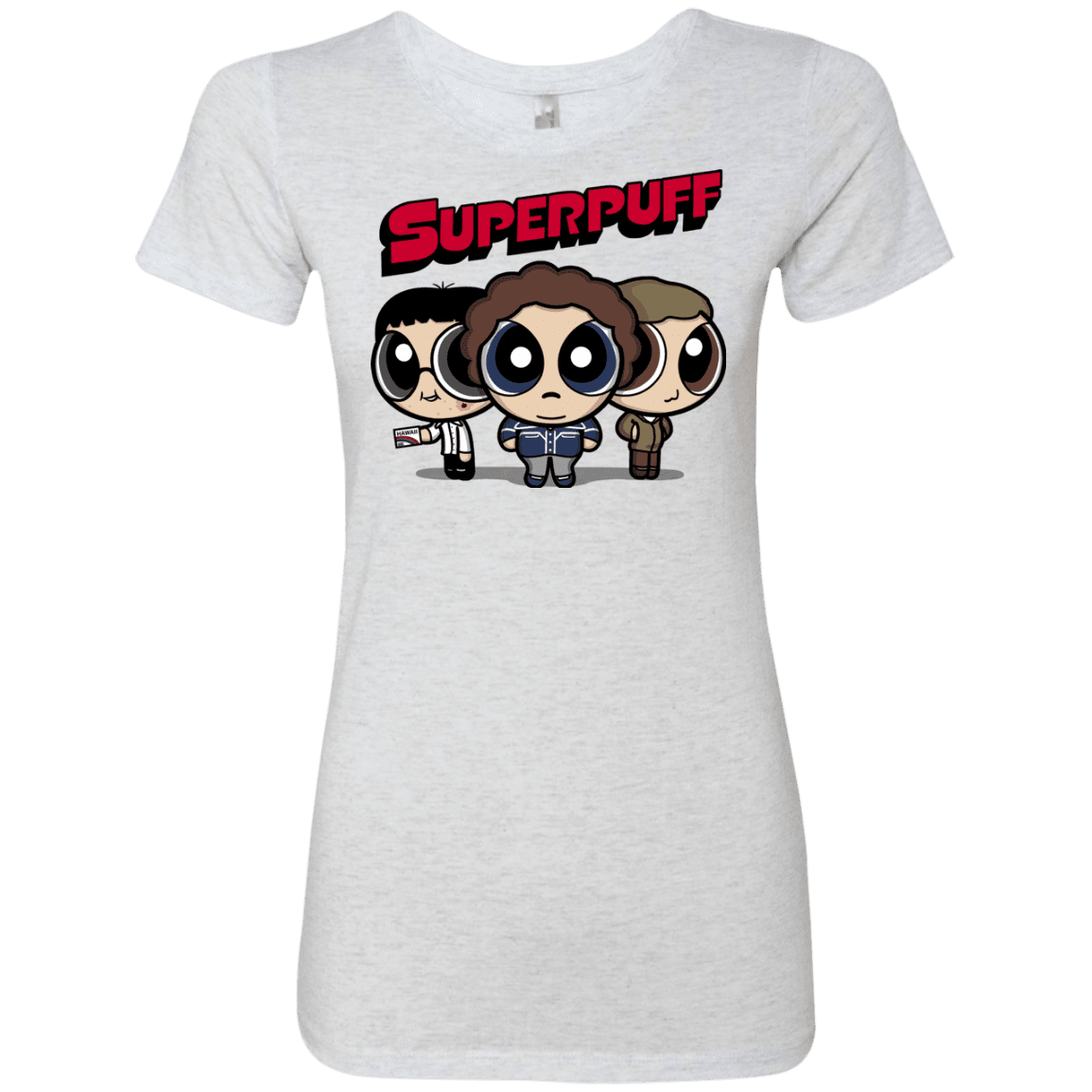 T-Shirts Heather White / S Superpuff Women's Triblend T-Shirt