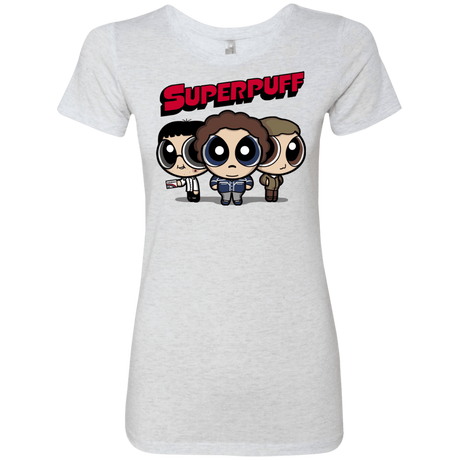 T-Shirts Heather White / S Superpuff Women's Triblend T-Shirt