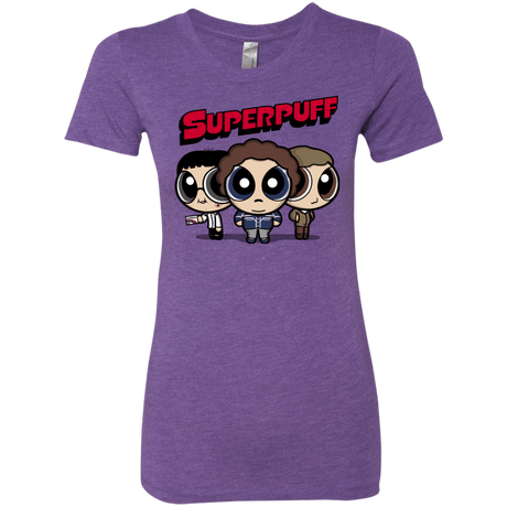 T-Shirts Purple Rush / S Superpuff Women's Triblend T-Shirt