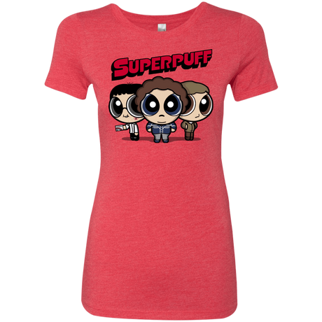 T-Shirts Vintage Red / S Superpuff Women's Triblend T-Shirt