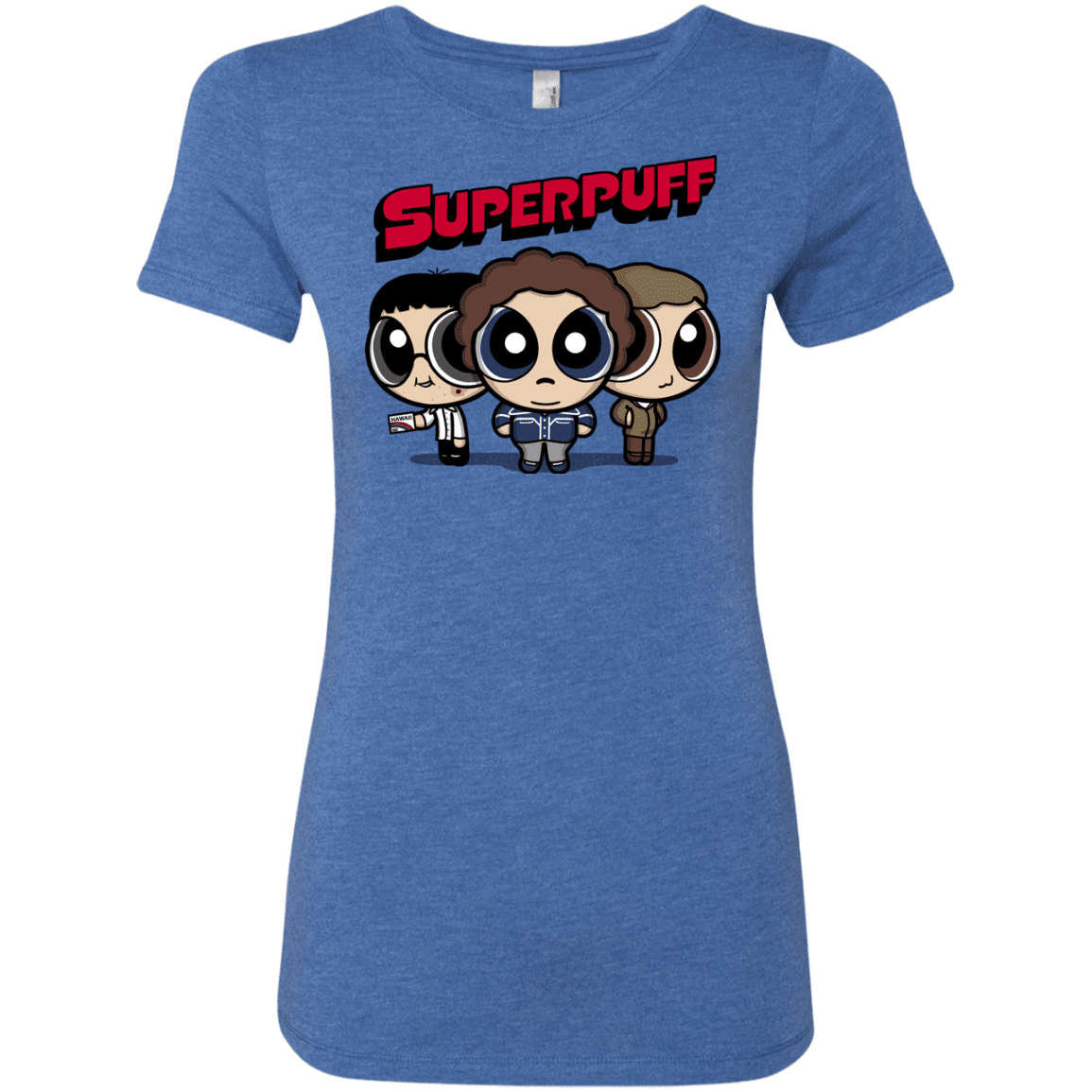 T-Shirts Vintage Royal / S Superpuff Women's Triblend T-Shirt