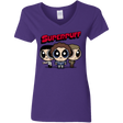 T-Shirts Purple / S Superpuff Women's V-Neck T-Shirt