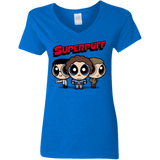 T-Shirts Royal / S Superpuff Women's V-Neck T-Shirt