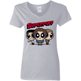 T-Shirts Sport Grey / S Superpuff Women's V-Neck T-Shirt