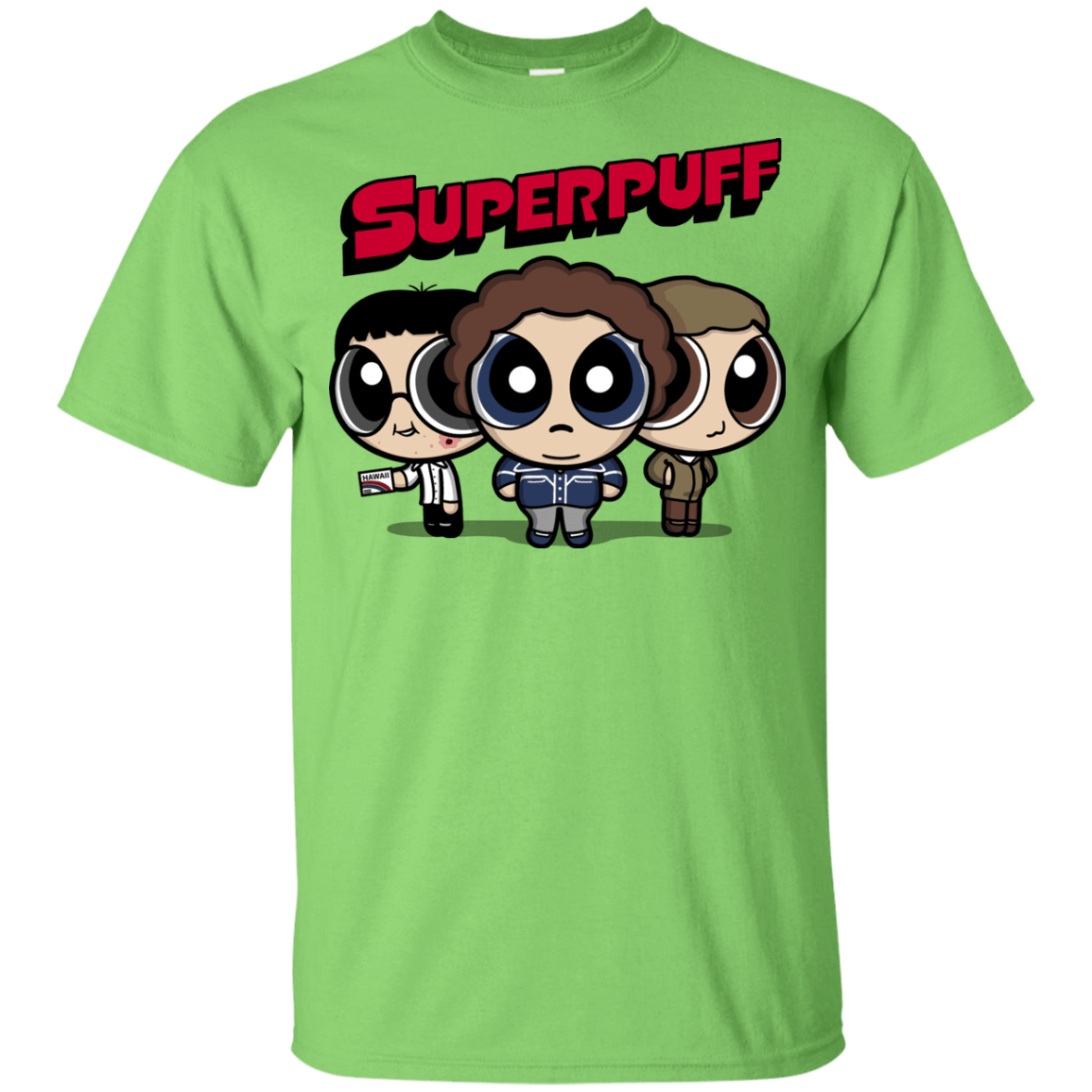 T-Shirts Lime / YXS Superpuff Youth T-Shirt