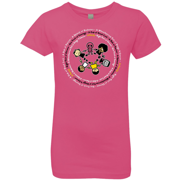 T-Shirts Hot Pink / YXS Support Family Girls Premium T-Shirt