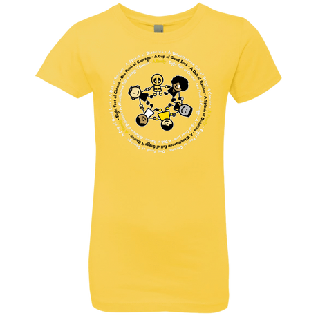 T-Shirts Vibrant Yellow / YXS Support Family Girls Premium T-Shirt