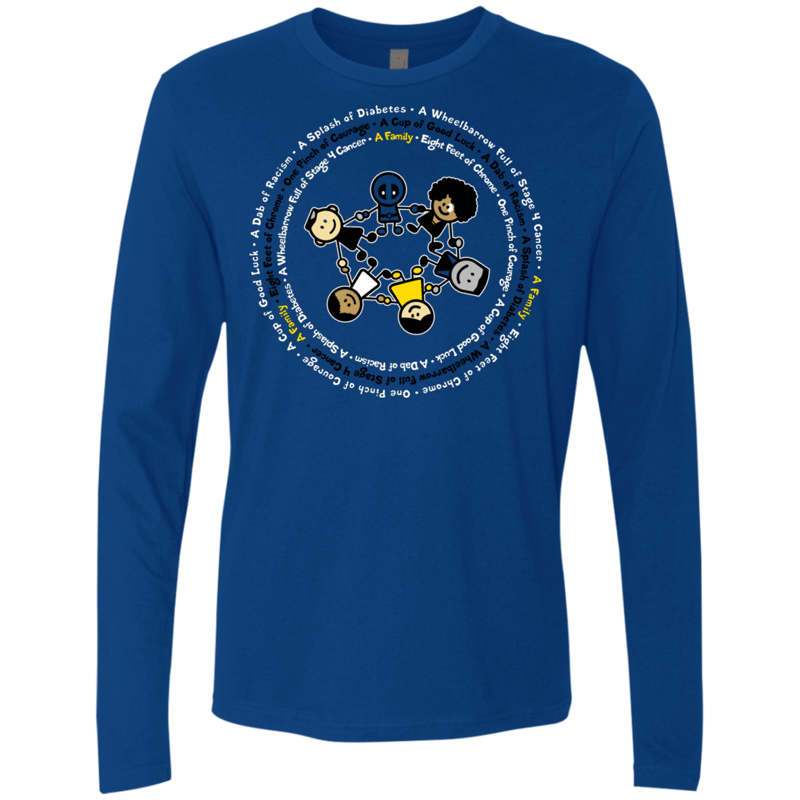 Support Family Men's Premium Long Sleeve