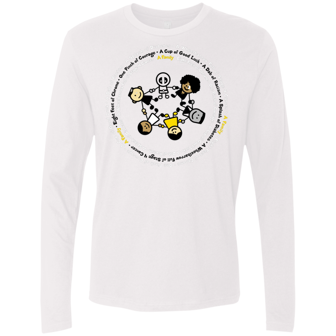 Support Family Men's Premium Long Sleeve