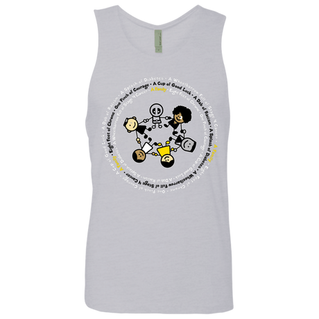 T-Shirts Heather Grey / S Support Family Men's Premium Tank Top