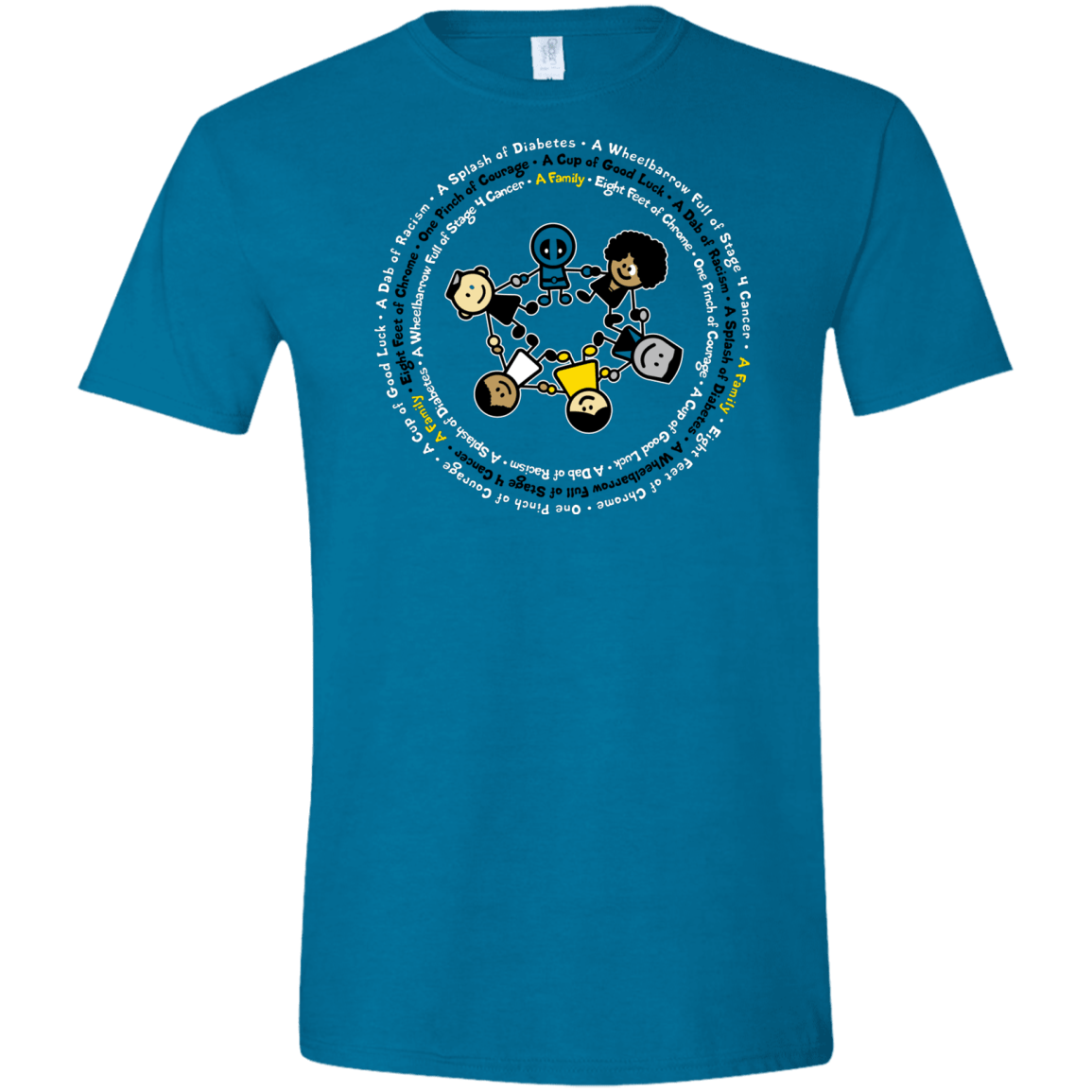 Support Family Men's Semi-Fitted Softstyle