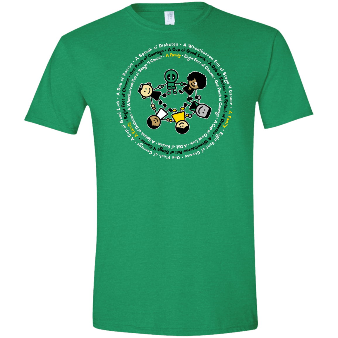 Support Family Men's Semi-Fitted Softstyle