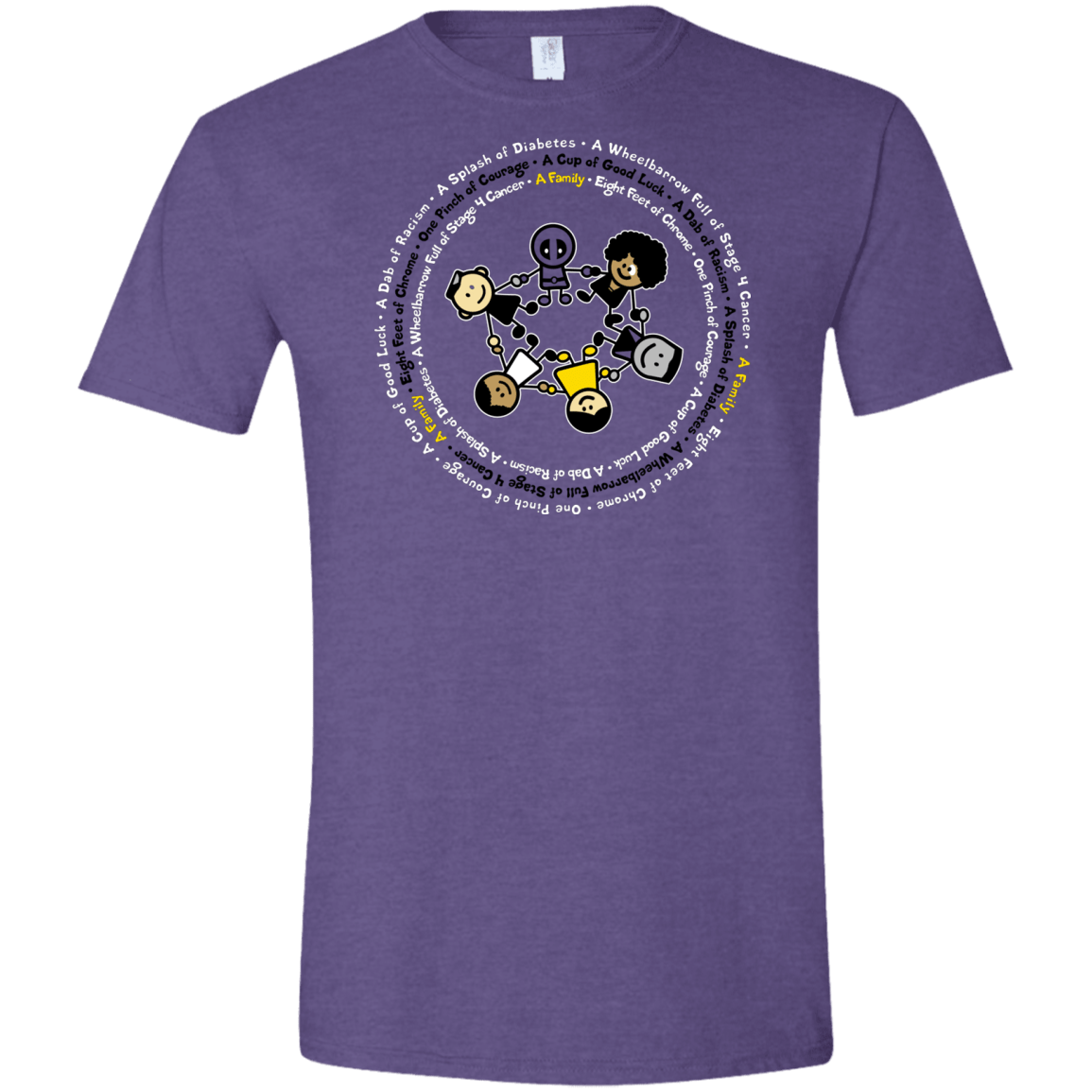 Support Family Men's Semi-Fitted Softstyle