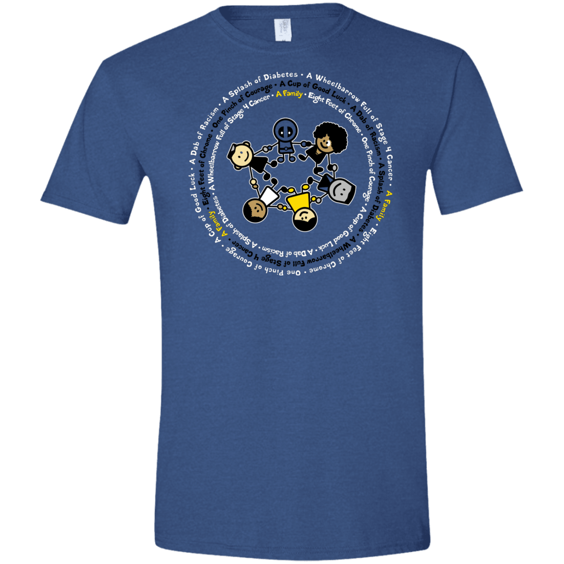 Support Family Men's Semi-Fitted Softstyle