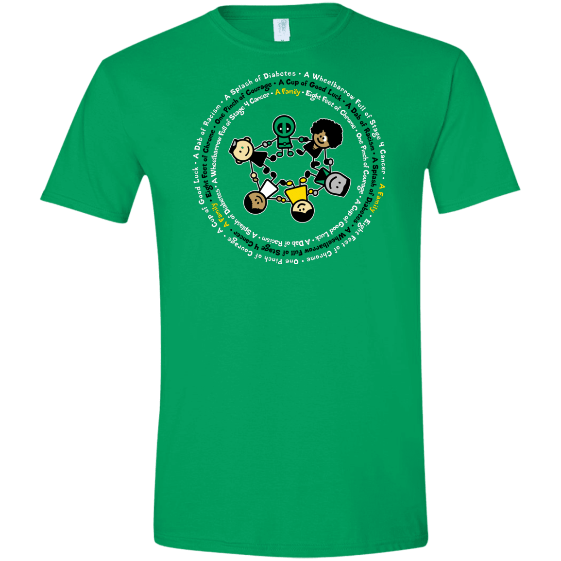 Support Family Men's Semi-Fitted Softstyle