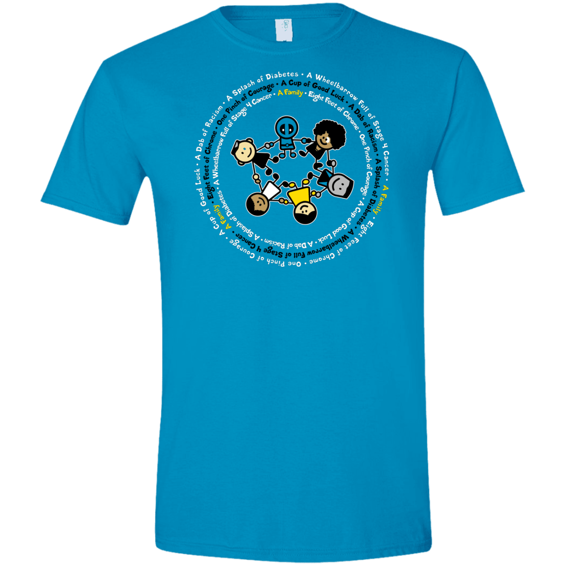 Support Family Men's Semi-Fitted Softstyle