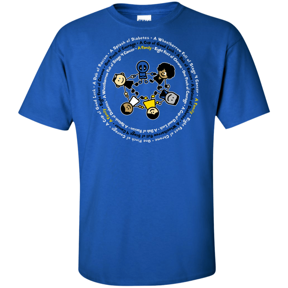 T-Shirts Royal / XLT Support Family Tall T-Shirt