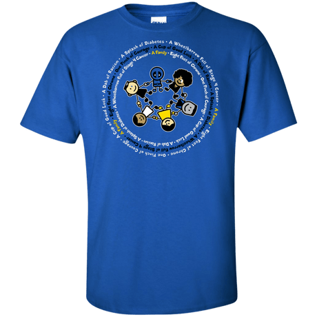 T-Shirts Royal / XLT Support Family Tall T-Shirt