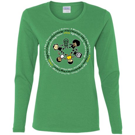 T-Shirts Irish Green / S Support Family Women's Long Sleeve T-Shirt
