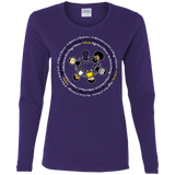 T-Shirts Purple / S Support Family Women's Long Sleeve T-Shirt