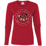 T-Shirts Red / S Support Family Women's Long Sleeve T-Shirt