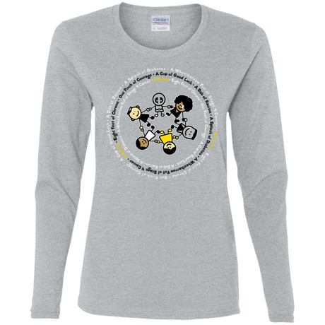 T-Shirts Sport Grey / S Support Family Women's Long Sleeve T-Shirt