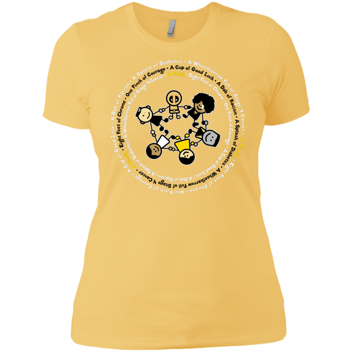 T-Shirts Banana Cream/ / X-Small Support Family Women's Premium T-Shirt