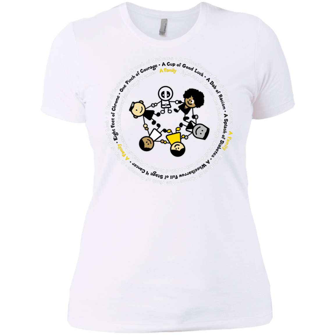 T-Shirts White / X-Small Support Family Women's Premium T-Shirt