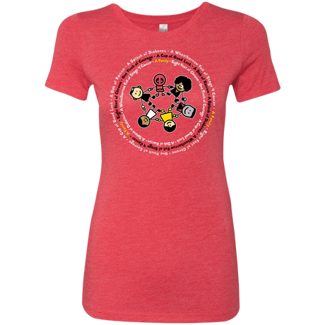 T-Shirts Vintage Red / S Support Family Women's Triblend T-Shirt