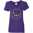 T-Shirts Purple / S Support Family Women's V-Neck T-Shirt