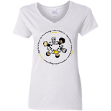 T-Shirts White / S Support Family Women's V-Neck T-Shirt