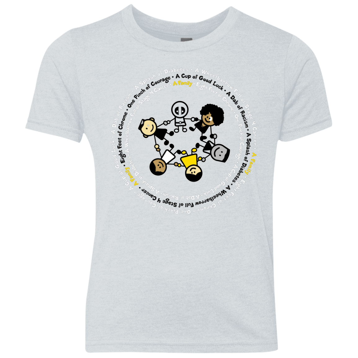 Support Family Youth Triblend T-Shirt