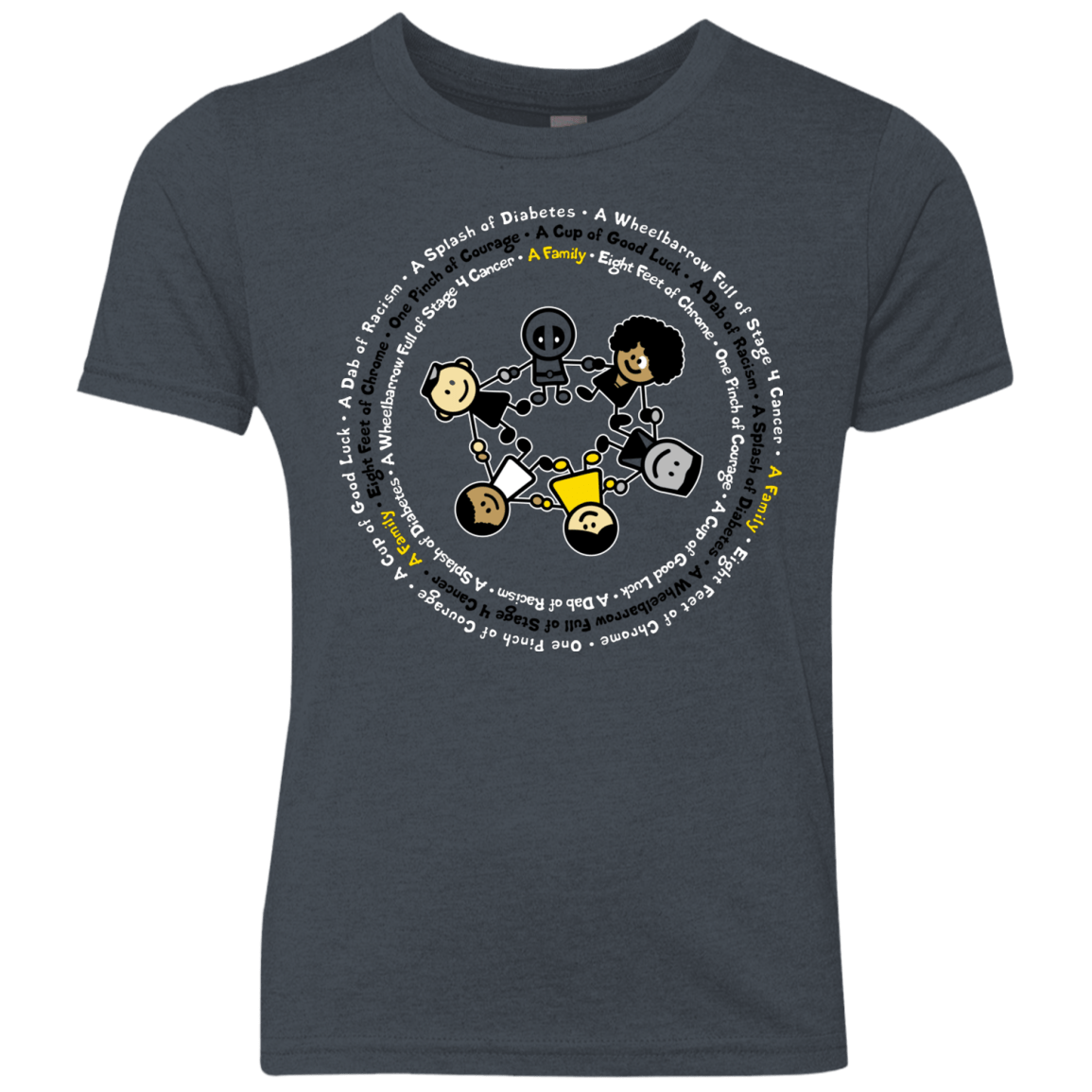 Support Family Youth Triblend T-Shirt