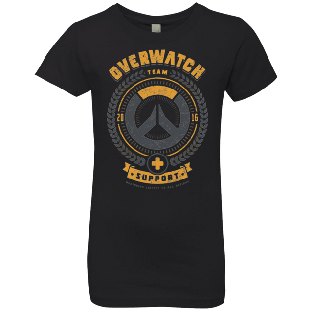 T-Shirts Black / YXS Support Team Girls Premium T-Shirt