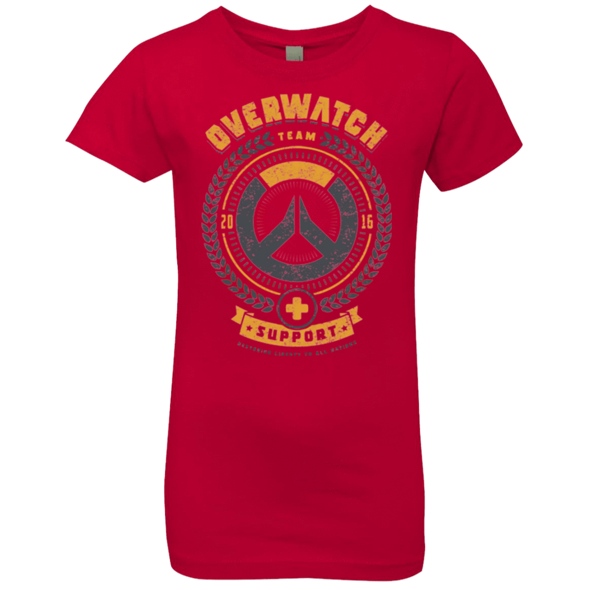 T-Shirts Red / YXS Support Team Girls Premium T-Shirt