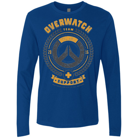 T-Shirts Royal / Small Support Team Men's Premium Long Sleeve