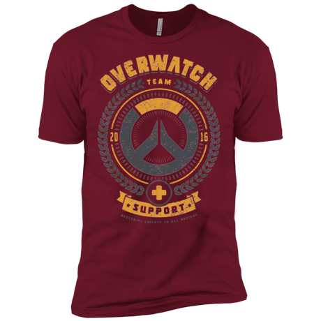 T-Shirts Cardinal / X-Small Support Team Men's Premium T-Shirt