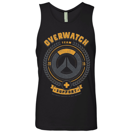 T-Shirts Black / Small Support Team Men's Premium Tank Top