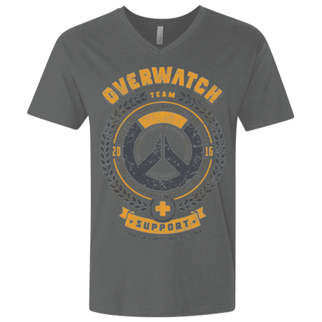 T-Shirts Heavy Metal / X-Small Support Team Men's Premium V-Neck