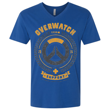 T-Shirts Royal / X-Small Support Team Men's Premium V-Neck