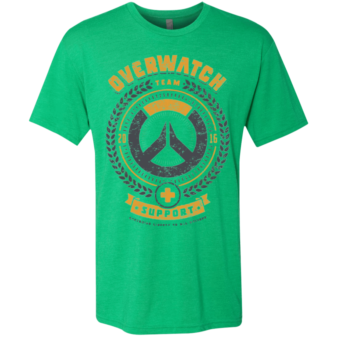 T-Shirts Envy / Small Support Team Men's Triblend T-Shirt