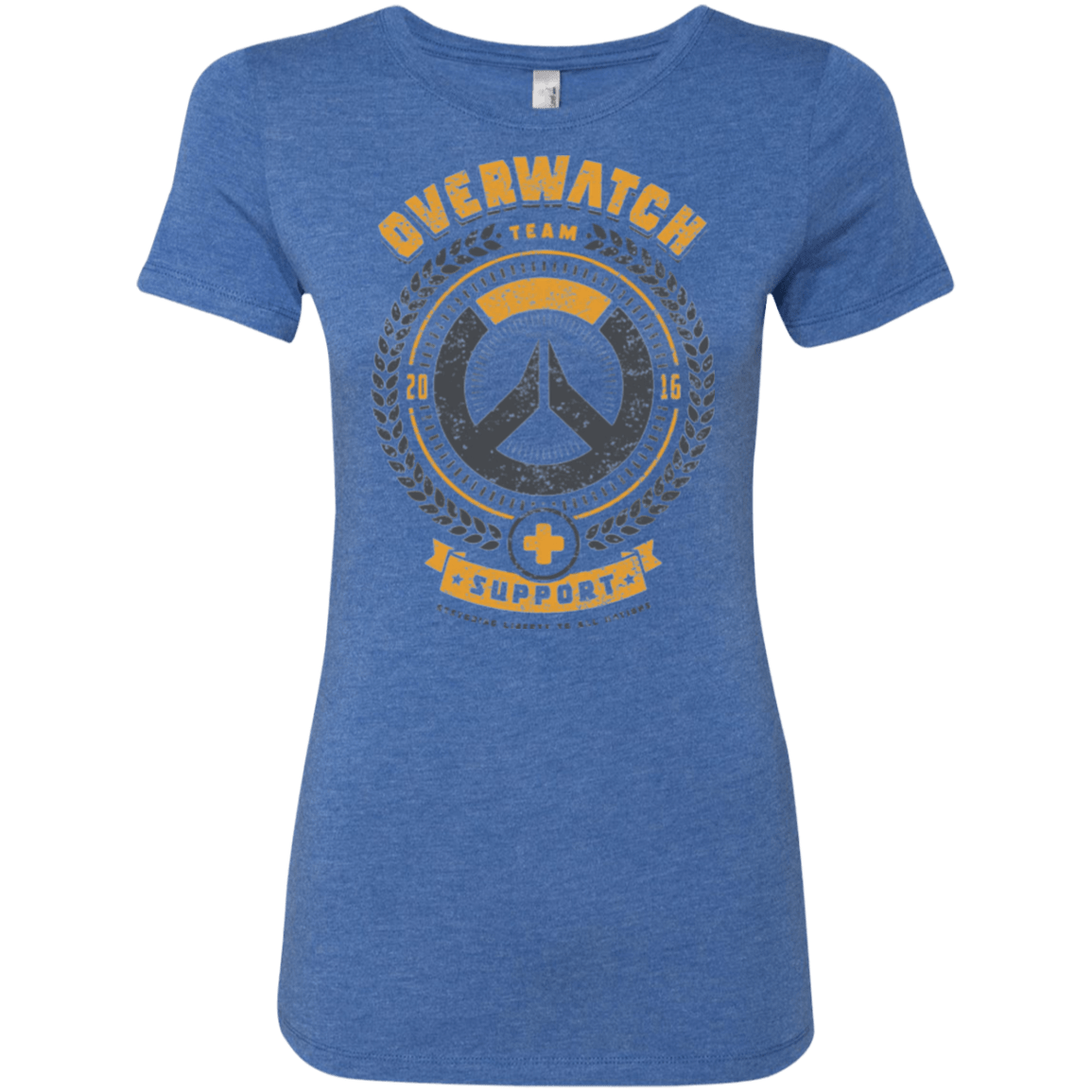 T-Shirts Vintage Royal / Small Support Team Women's Triblend T-Shirt