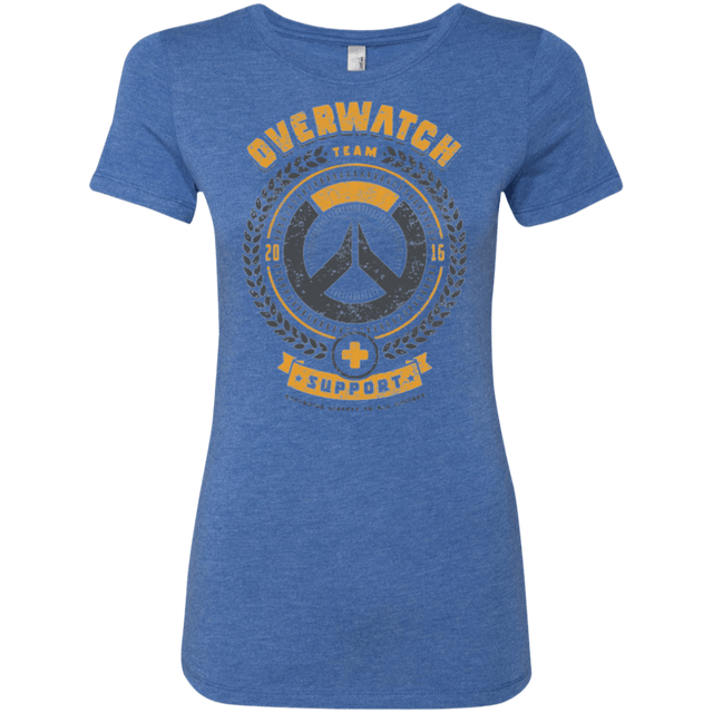 T-Shirts Vintage Royal / Small Support Team Women's Triblend T-Shirt